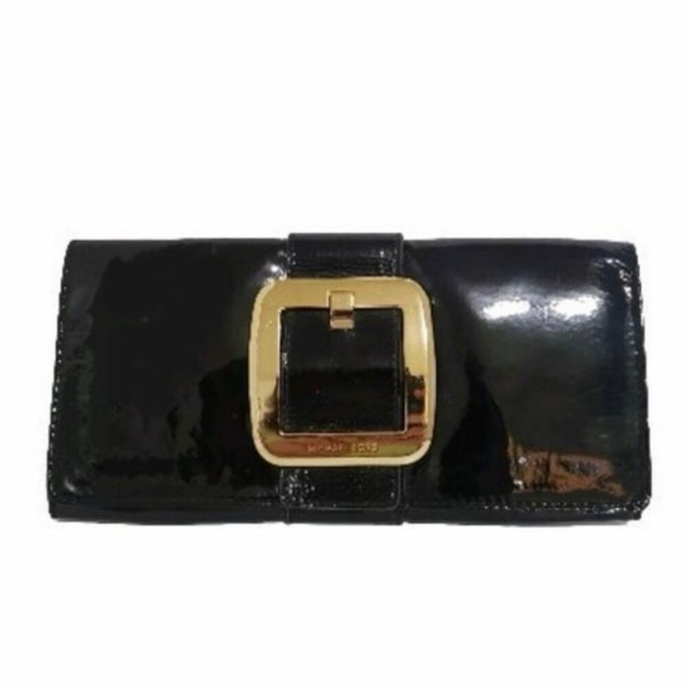 Michael Kors Faux Patent Leather Clutch